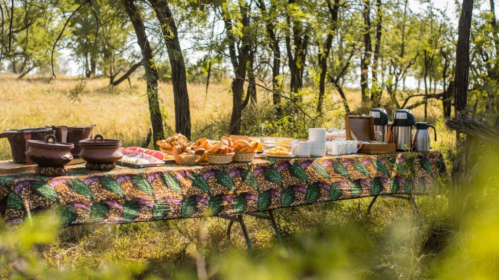 Bush Breakfast setup