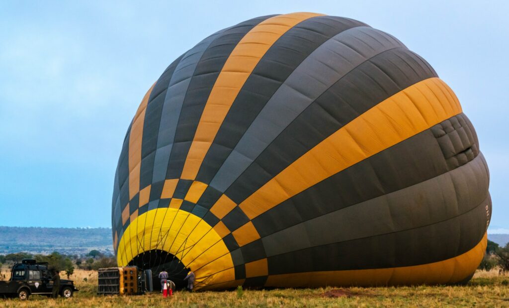 Miracle Experience-Ballon am Startplatz