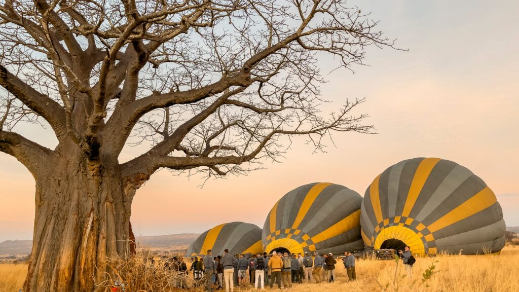Startplatz im Tarangire-Nationalpark