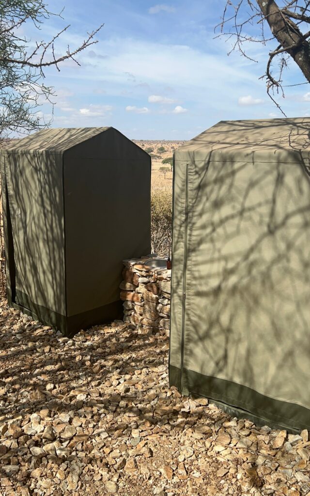 Tarangire national park loo with a view
