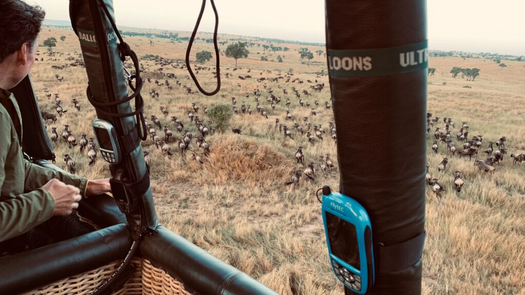 Great Migration Hot air Balloon view