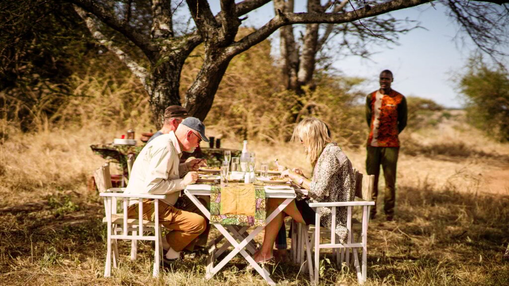 The bush Lunch experience